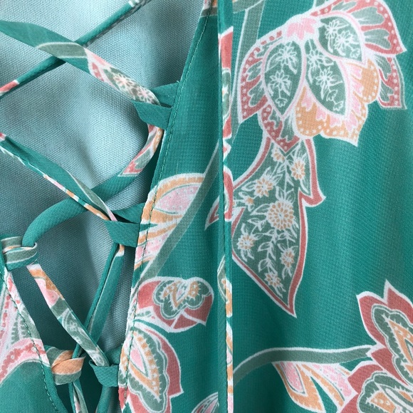 Show Me Your Mumu Rancho Mirage Lace Up Dress XS - Picture 5 of 8